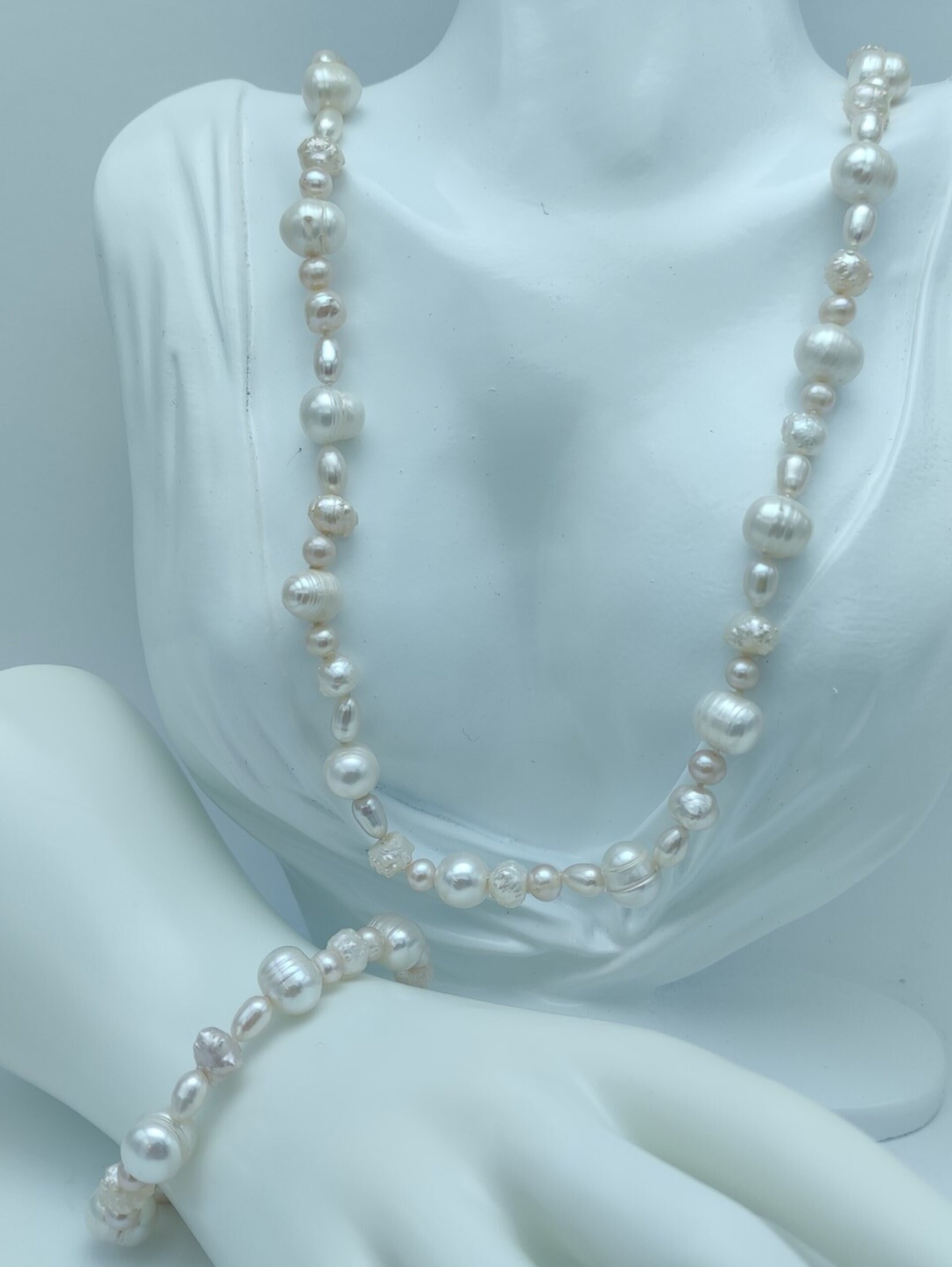 Set de Joyería de Perlas Variadas - 4