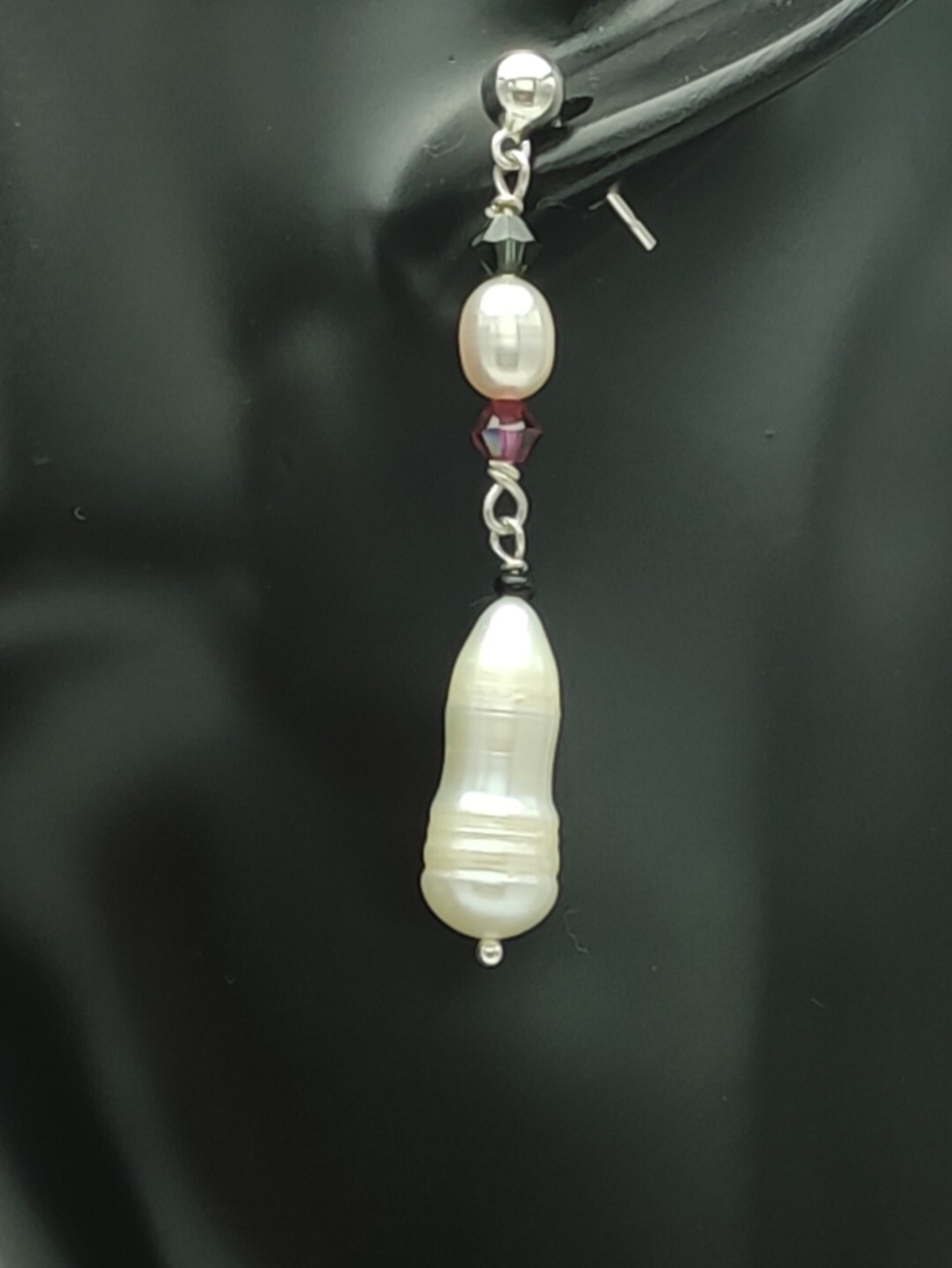 Set de Joyería de Perlas y Swarovski Rosa - 10